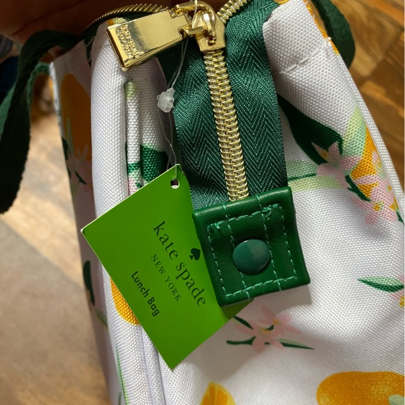 NWT Kate Spade • Orange Citrus Insulated Lunch Bag - Picture 6 of 11